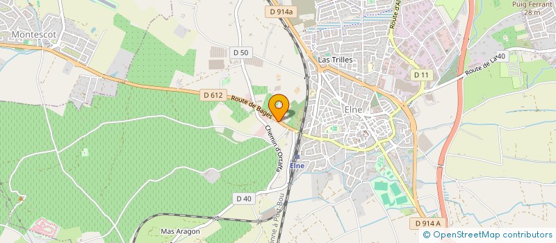 localisation de l'entreprise CREU ESCATSADA  ELNE