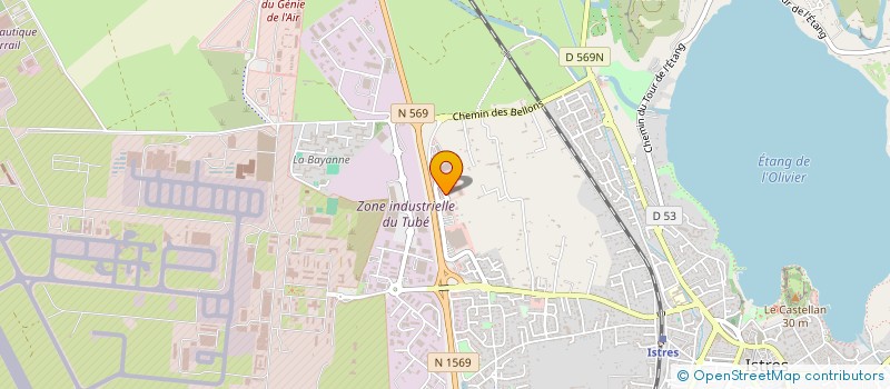 localisation de l'entreprise CREUS  ISTRES