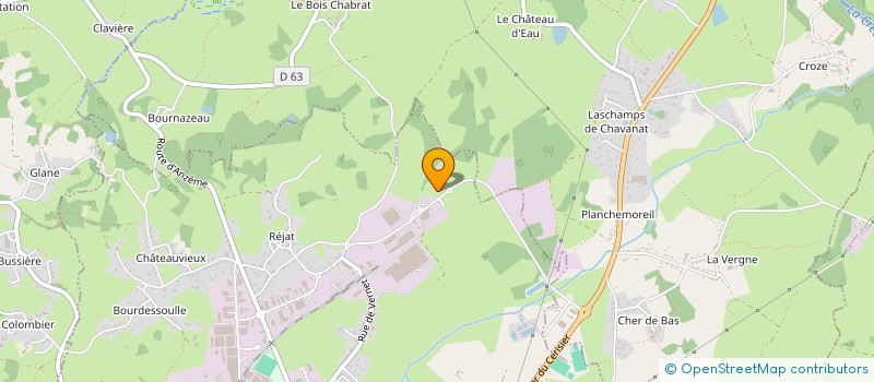 localisation de l'entreprise CREUSE AGENCEMENT à GUERET