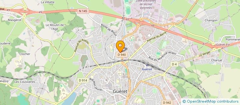 localisation de l'entreprise CREUSE MAGHREB à GUERET