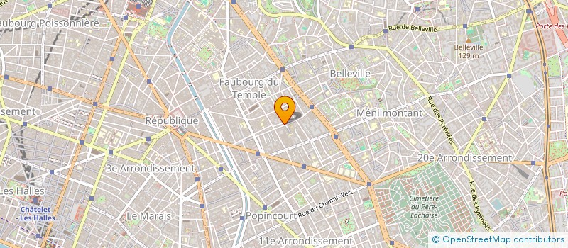 localisation de l'entreprise CREUSET INT MUSIQUE OUVERT TRADIT ORALE  PARIS