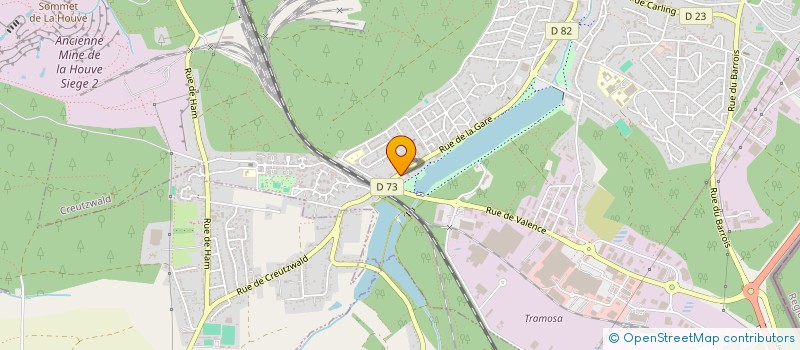 localisation de l'entreprise CREUTZWALD CULTURE ET TRADITIONS  CREUTZWALD