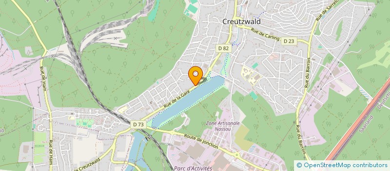localisation de l'entreprise CREUTZWALD PLONGEE  CREUTZWALD