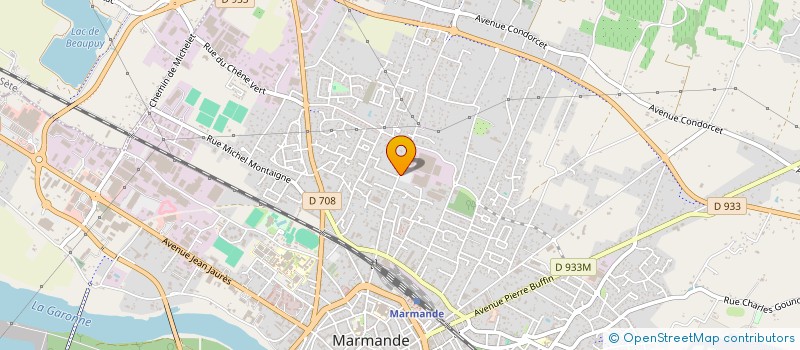 localisation de l'entreprise CREUZET AERONAUTIQUE à MARMANDE