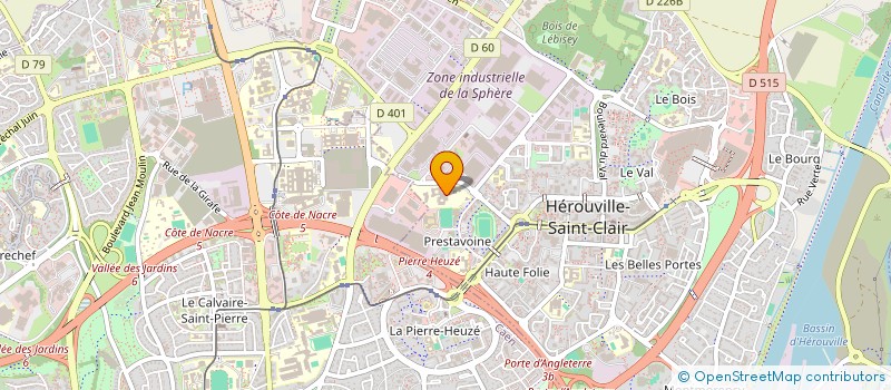 localisation de l'entreprise CREVARD AND CO  HEROUVILLE-SAINT-CLAIR