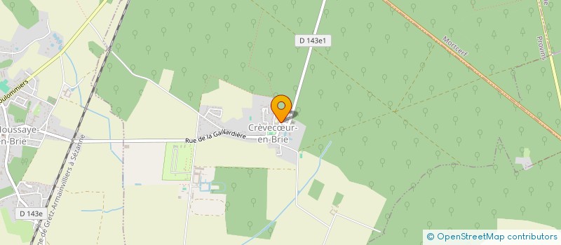 localisation de l'entreprise CREVECOEUR AREVI  CREVECUR-EN-BRIE