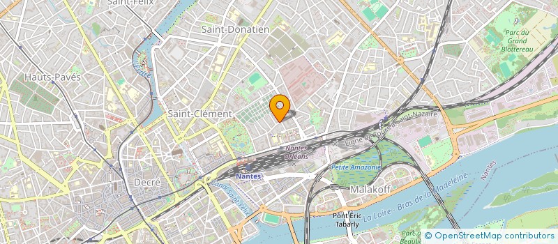 localisation de l'entreprise CREVECOEUR EMOCORE  NANTES