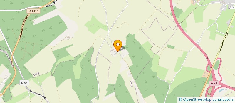 localisation de l'entreprise CREVECOEUR HOLDING  LUCY