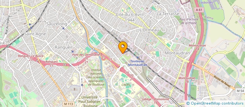 localisation de l'entreprise CREVENTIS à TOULOUSE
