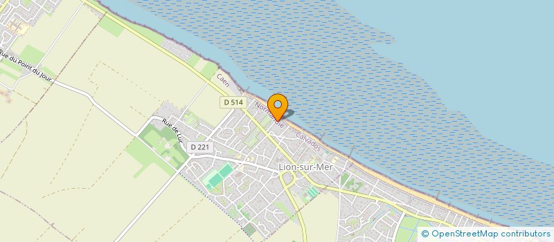 localisation de l'entreprise CREVETTE ROSE  LION-SUR-MER