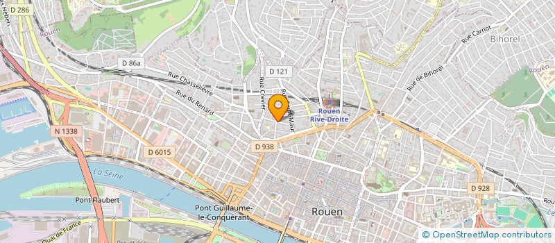 localisation de l'entreprise CREVIER 34 à ROUEN