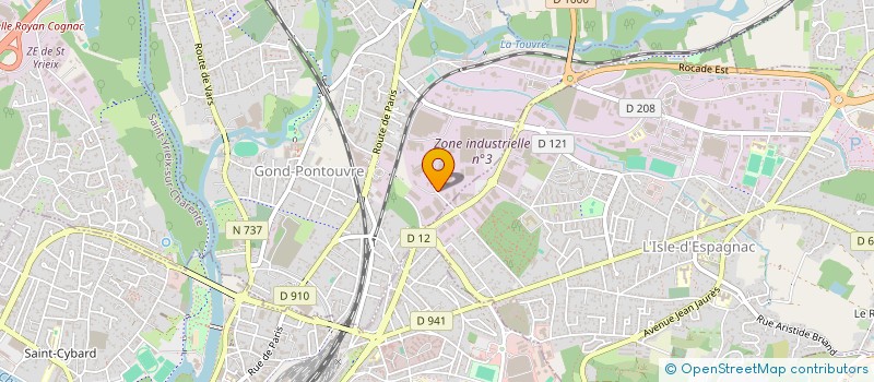 localisation de l'entreprise CREVIM  GOND-PONTOUVRE