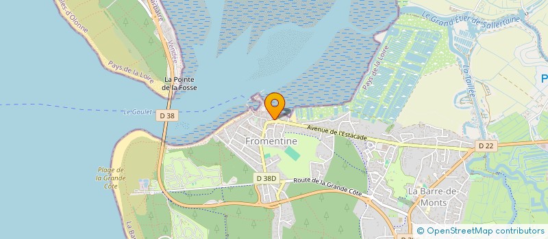 localisation de l'entreprise CREW 42  LA BARRE-DE-MONTS