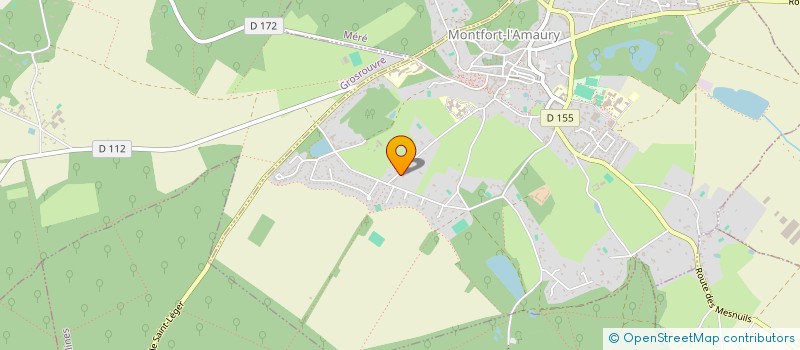 localisation de l'entreprise CREW POP  MONTFORT L'AMAURY