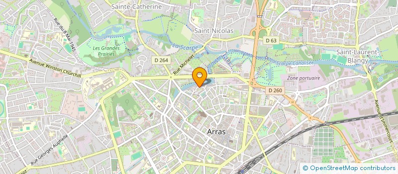 localisation de l'entreprise CREW-STILLANT à ARRAS