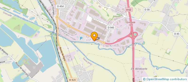 localisation de l'entreprise CREXA & CO à CASTELNAU D'ESTRETEFONDS