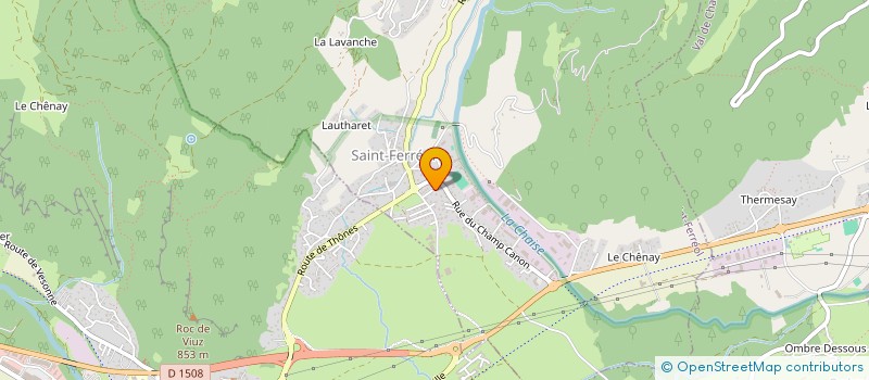 localisation de l'entreprise CREYTOILE  SAINT-FERREOL