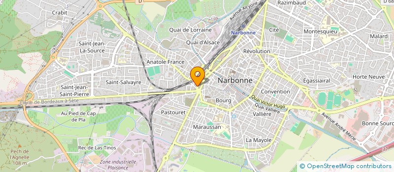 localisation de l'entreprise CREZ à NARBONNE