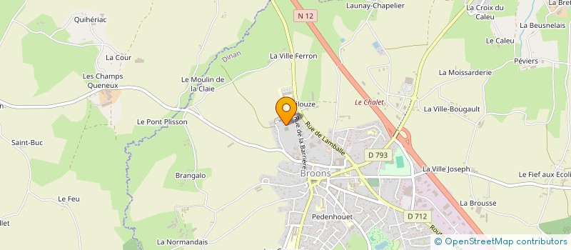 localisation de l'entreprise CREZE TP  TREMEUR