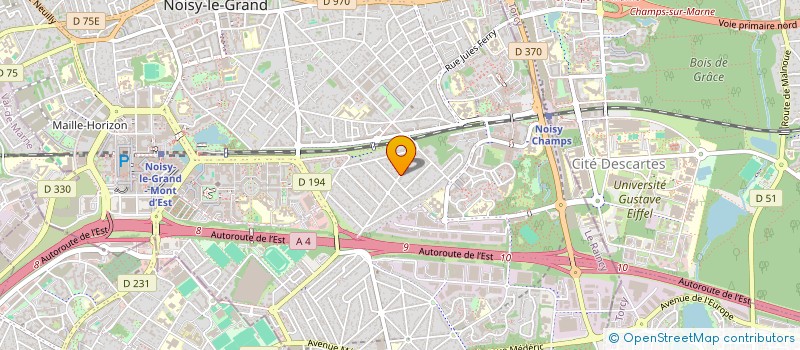 localisation de l'entreprise CRF à NOISY-LE-GRAND