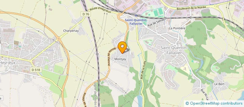 localisation de l'entreprise CRF  SAINT-QUENTIN-FALLAVIER