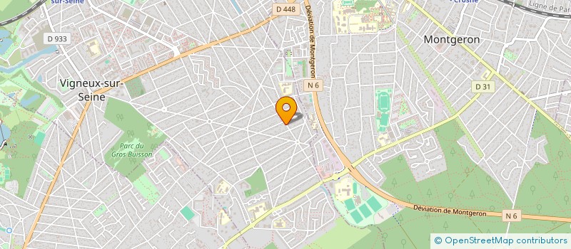 localisation de l'entreprise CRF à VIGNEUX-SUR-SEINE