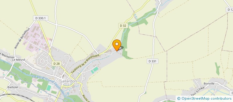 localisation de l'entreprise CRF COFINVEST à GALLARDON