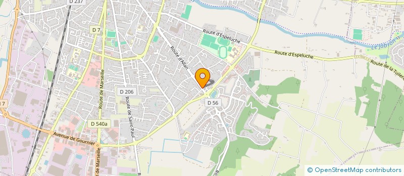 localisation de l'entreprise CRF DEVELOPPEMENT  MONTELIMAR