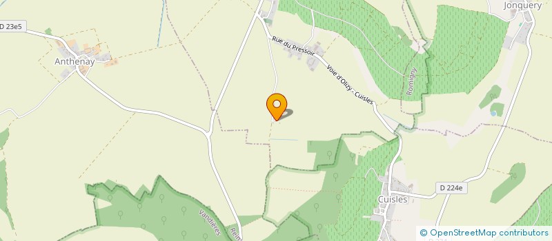 localisation de l'entreprise CRFB  OLIZY