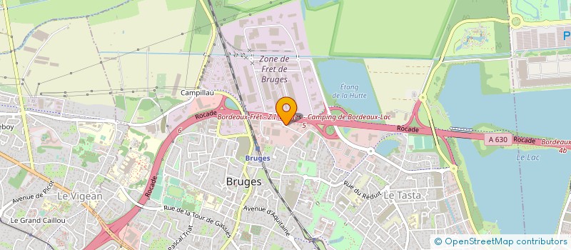 localisation de l'entreprise CRFM à BRUGES