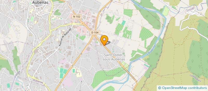 localisation de l'entreprise CRG  SAINT-DIDIER-SOUS-AUBENAS