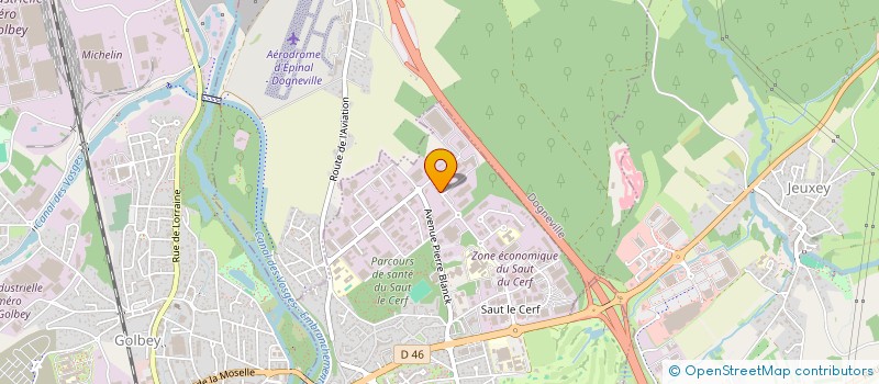 localisation de l'entreprise CRG  EPINAL