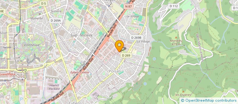 localisation de l'entreprise CRG RENOVATION ET BATIMENT  SAINT-MARTIN-D'HERES