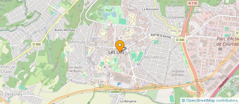 localisation de l'entreprise CRG STORE 91 à LES ULIS