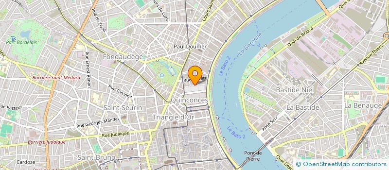 localisation de l'entreprise CRGE  BORDEAUX