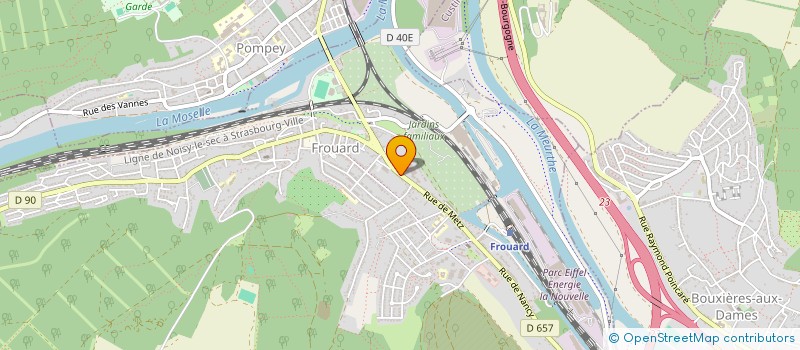 localisation de l'entreprise CRH  FROUARD