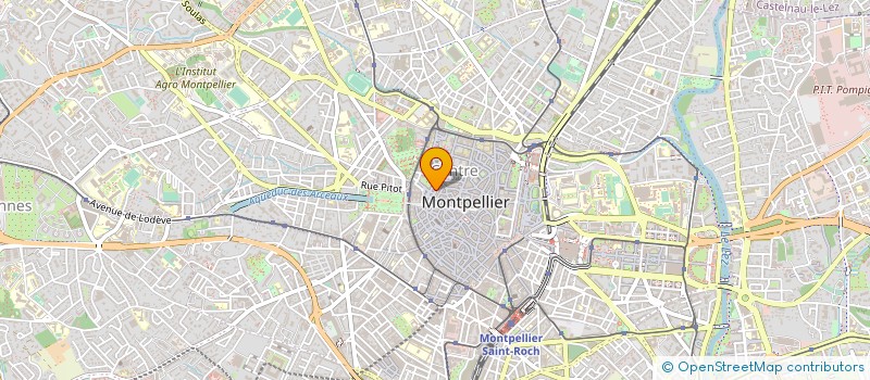 localisation de l'entreprise CRH RESTAURATION à MONTPELLIER