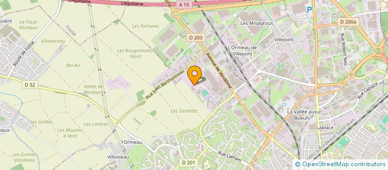 localisation de l'entreprise CRHOMAGE DUR DU CENTRE à BLOIS