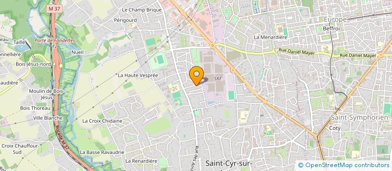 localisation de l'entreprise CRHOVI  SAINT-CYR-SUR-LOIRE