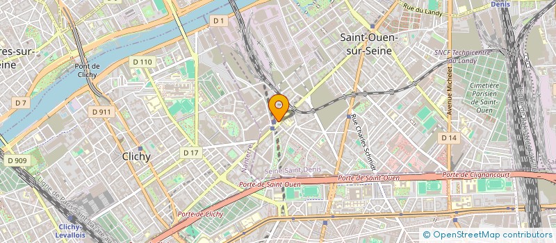 localisation de l'entreprise CRI à SAINT-OUEN-SUR-SEINE