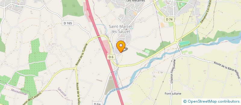 localisation de l'entreprise CRI à MONTELIMAR