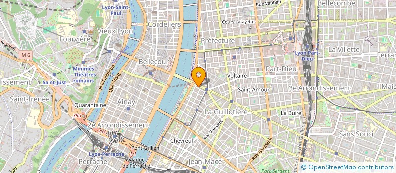 localisation de l'entreprise CRI DES ARTS  LYON