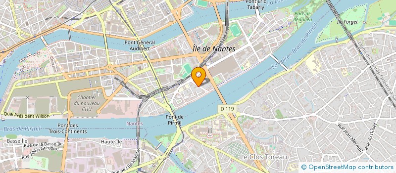 localisation de l'entreprise CRI DOM à NANTES
