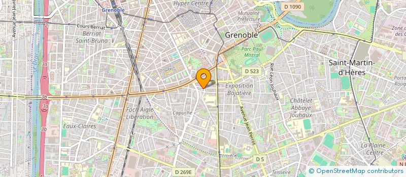localisation de l'entreprise CRI INGENIERIE à GRENOBLE