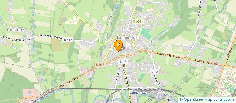 localisation de l'entreprise CRI PYRENEES à LANNEMEZAN