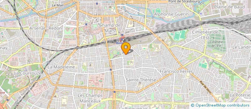 localisation de l'entreprise CRIANCA E FAMILIA FRANCE CRIFAF  RENNES