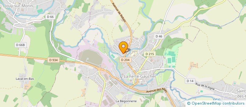 localisation de l'entreprise CRIANCAS WELWISCHA  LA FERTE-GAUCHER