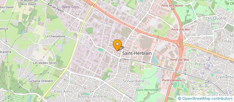 localisation de l'entreprise CRIAUD ETIQUETTES ADHESIVES à SAINT-HERBLAIN