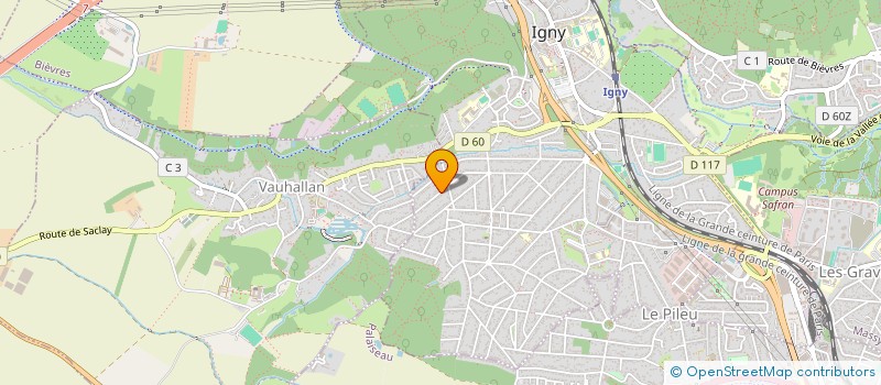 localisation de l'entreprise CRIBELIA IMMO  IGNY