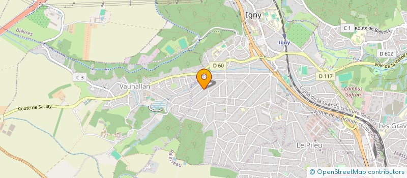 localisation de l'entreprise CRIBELIA RENOV à IGNY